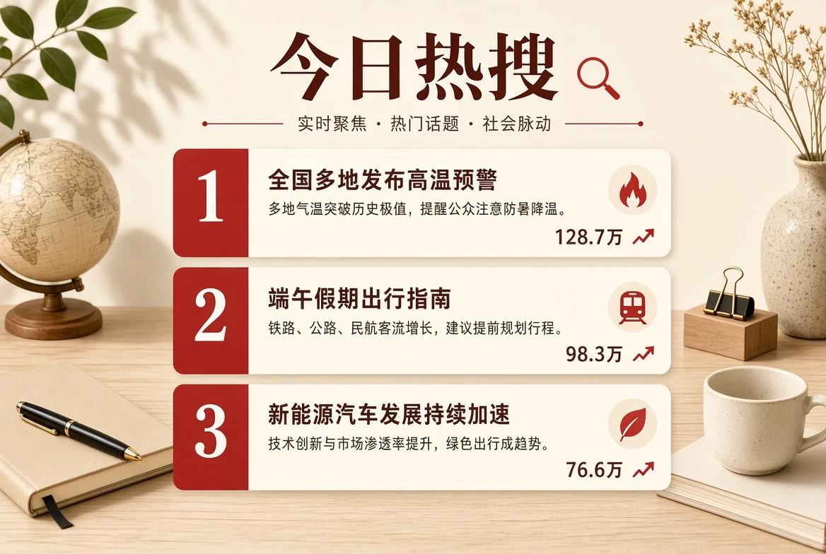 今日热搜公开资讯导览